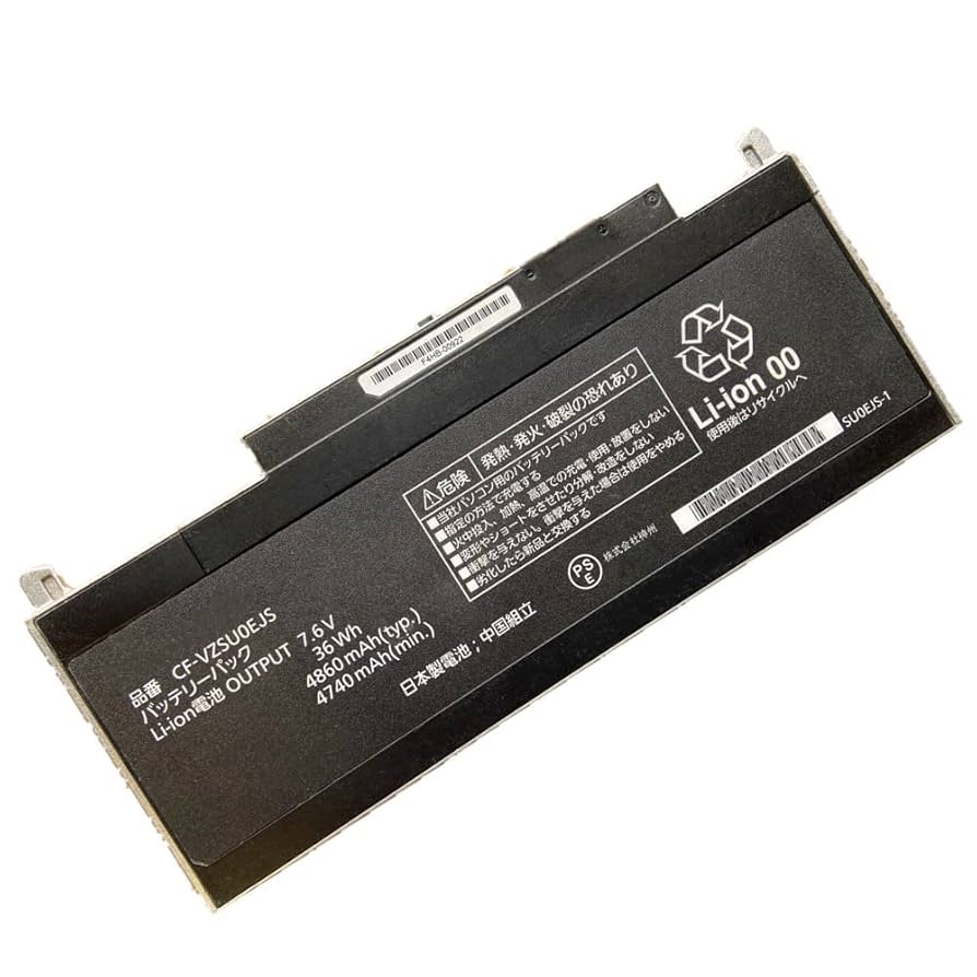 Panasonic CF-VZSU0EJS CF-RZ用 Amazon.co.jp: CF-VZSU0EJS 7.6V 4860mAh 36Wh 互換バッテリー